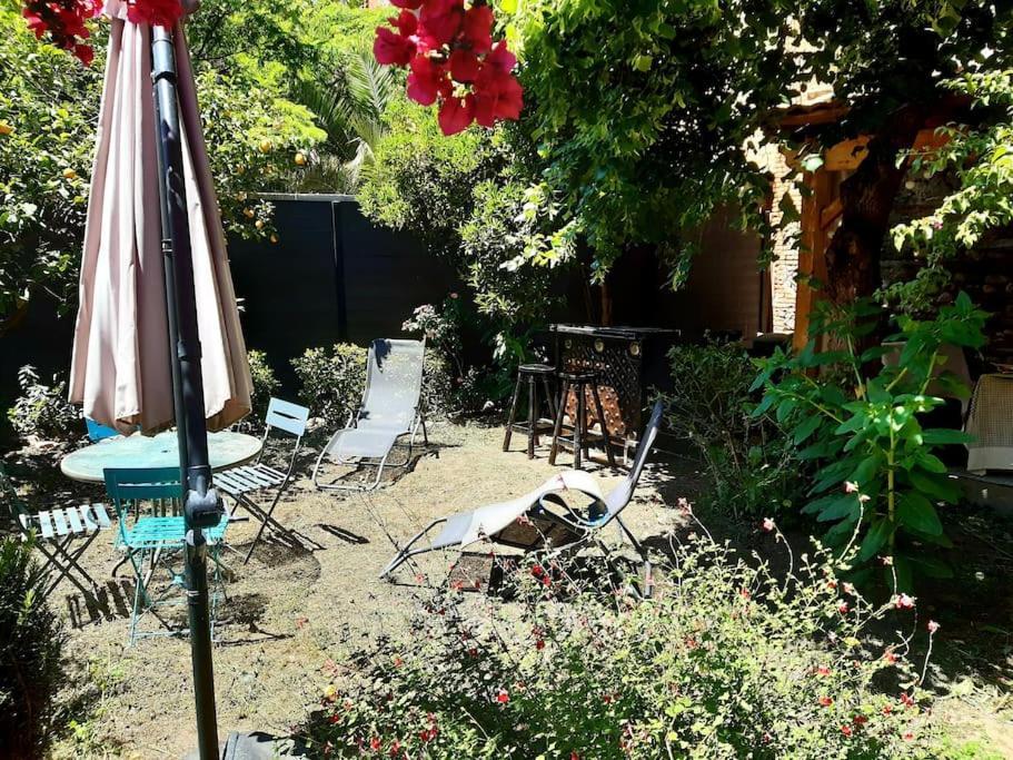 Charmante Maison De Ville Avec Jardin Perpignan Eksteriør bilde